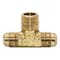 Thrifco Plumbing No. 45 3/8 Inch x 3/8 Inch Brass Flare MIP Tee 6945011 - alternate 1